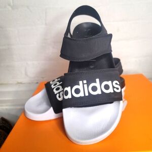 Adidas Black and White Sandals